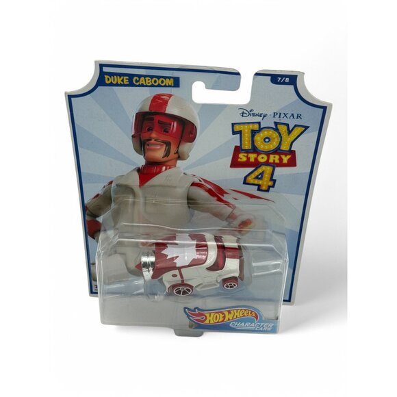 Disney Pixar Toy Story 4 Hot Wheels Character Cars Ducky & Bunny And Duke Caboom - Picture 12 of 16